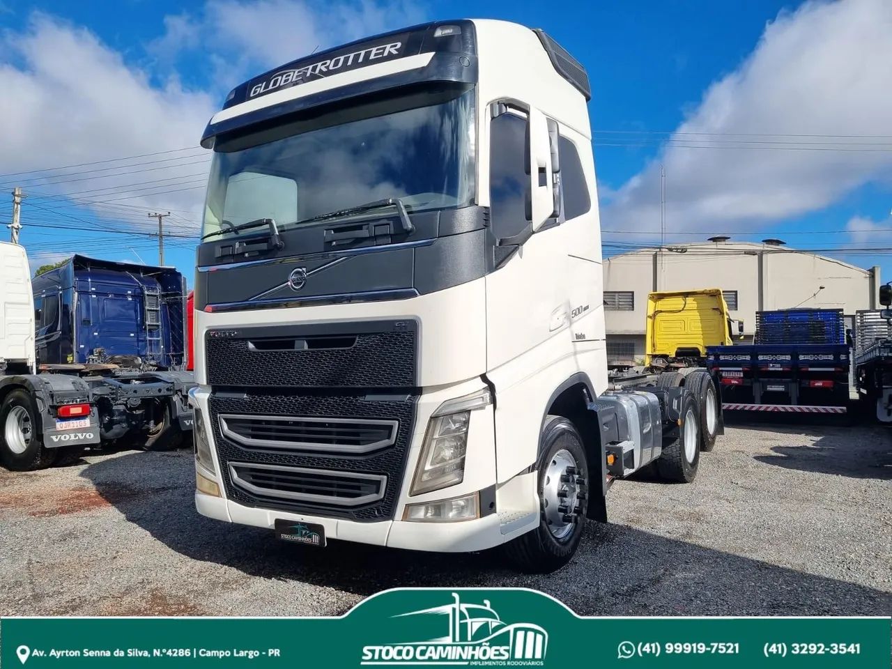 Volvo FH 500 Globetrotter, 6x2T, ano 2018, cambio automático, impecavel - Foto 2