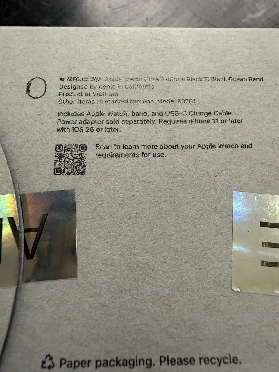 Apple Watch Ultra 3 Black 49mm - Foto 3