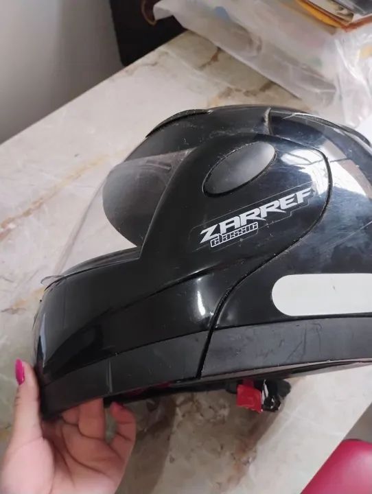 Capacete Taurus para Moto - Preto - Foto 2