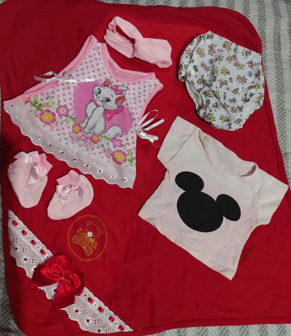 Lotinho de roupa de bebê menina 60 reais  - Foto 5