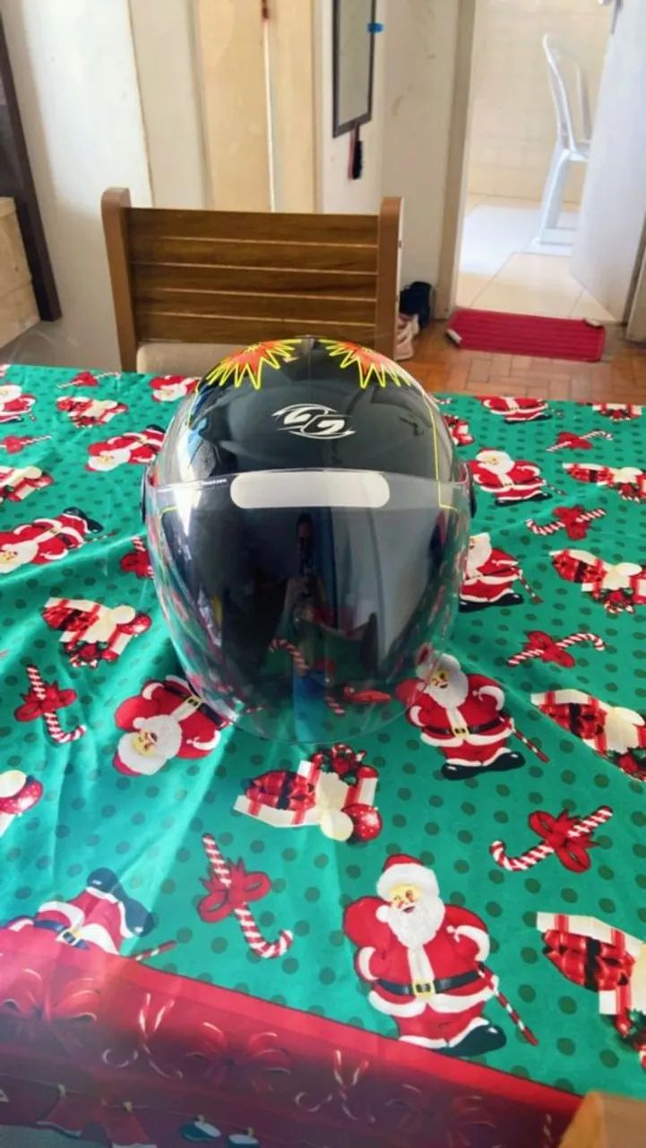 Capacete Moto - Design Divertido - Foto 5
