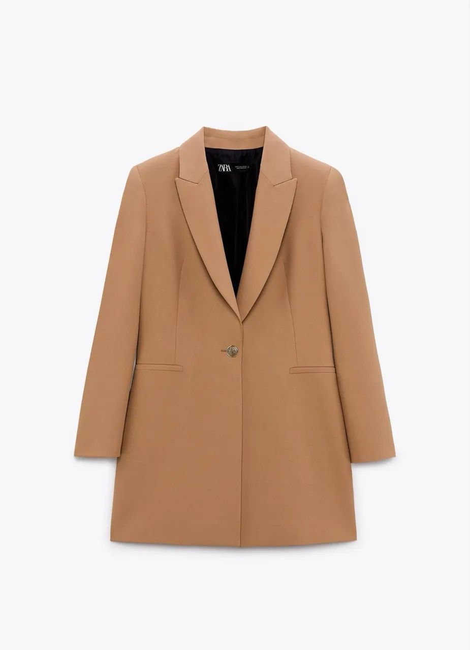 ZARA - BLAZER COMPRIDO COM BOTÃO  - Foto 2