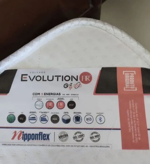 Colchão de casal NIPPONFLEX EVOLUTION FIR G-z Bio - Foto 2
