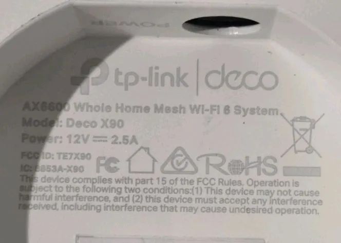 TP-Link AX6600 (Deco X90) Tri-Band WiFi 6 Mesh Router64385328694915123