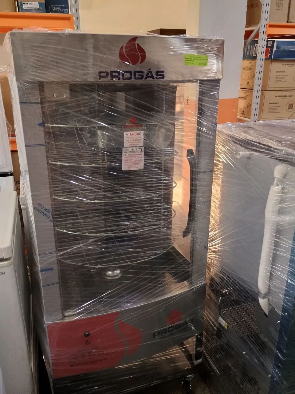 Assador de frango industrial Progas 70kg 