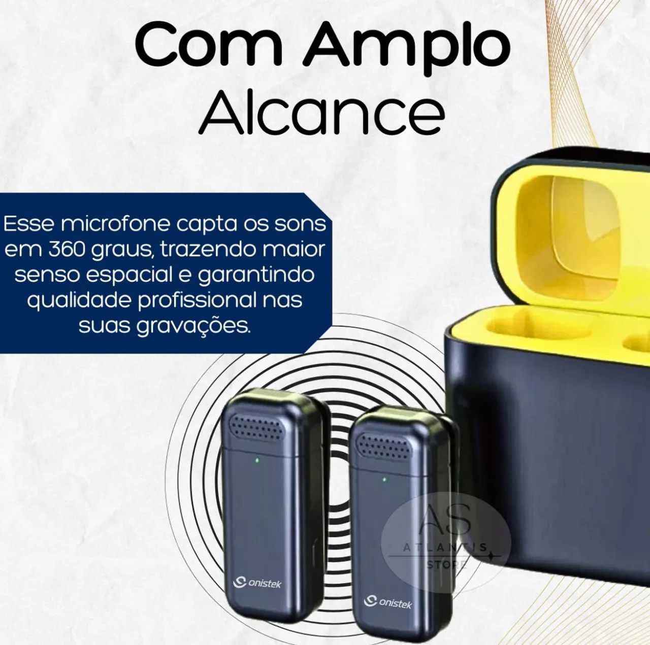 Microfone Lapela Duplo (entrega gratis) - Foto 2