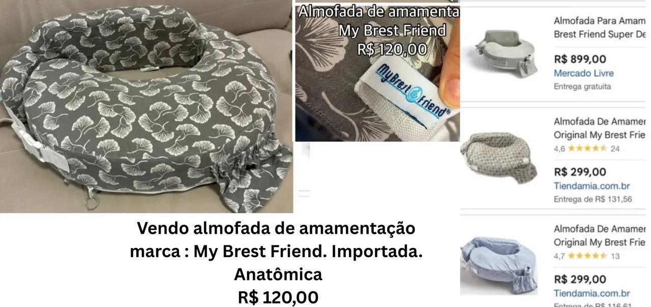 Almofada amamentação My brest friends  - Foto 2