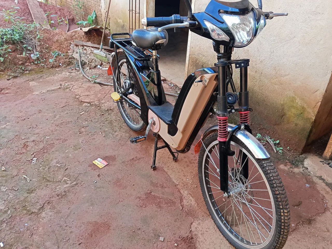Bicicleta elétrica com marcha. Tem 3 marchas - Foto 3