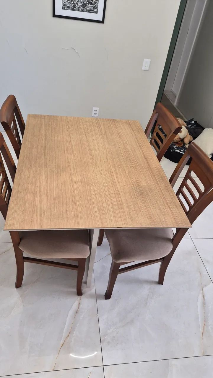 Conjunto mesa de jantar 4 lugares  - Foto 4