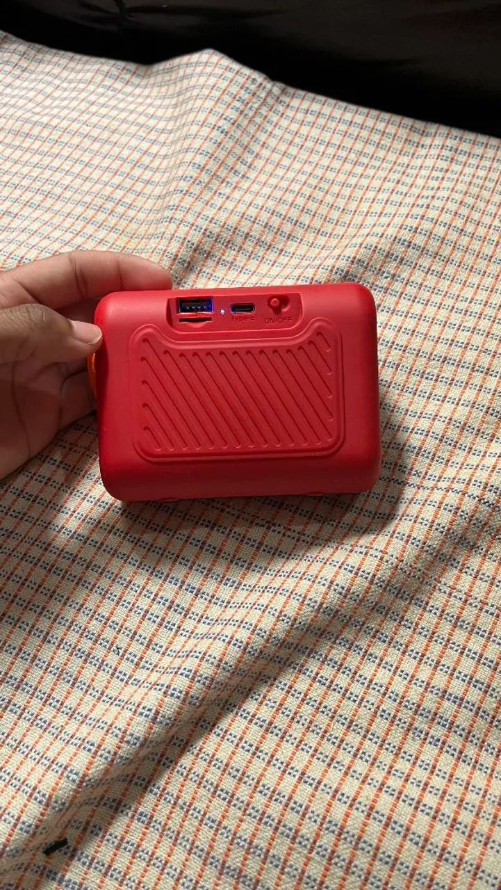 Caixinha de Som Bluetooth Tomate com LED RGB ? - Foto 3