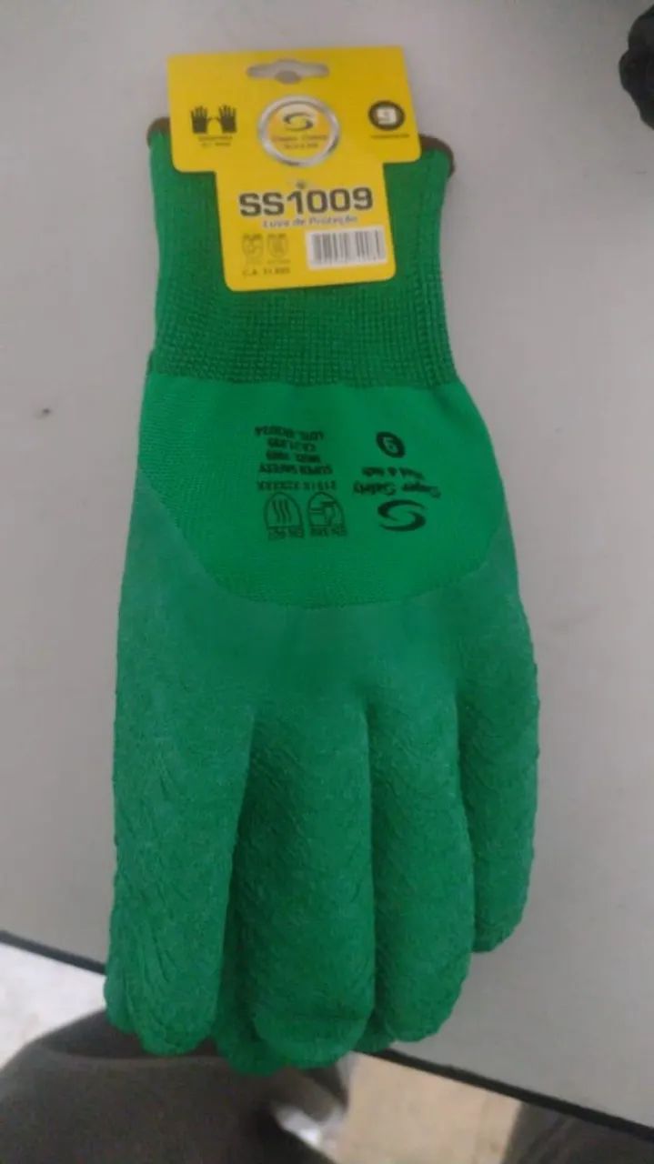 Kit com 12 par de Luva de segurança 50$ 