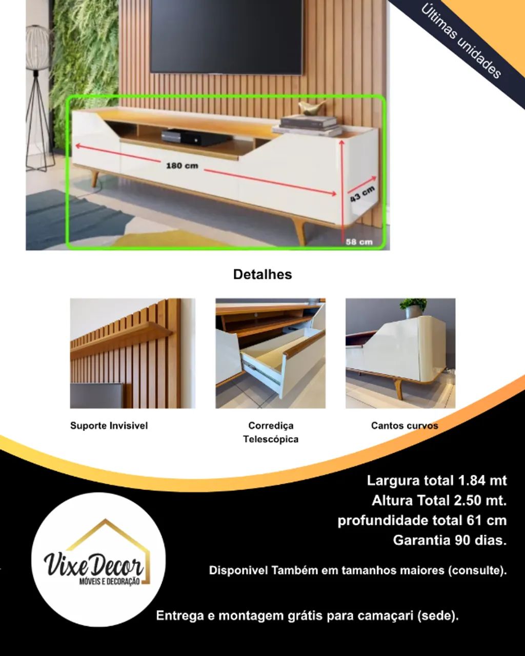 rack + painel Ripado Imcal - Foto 2