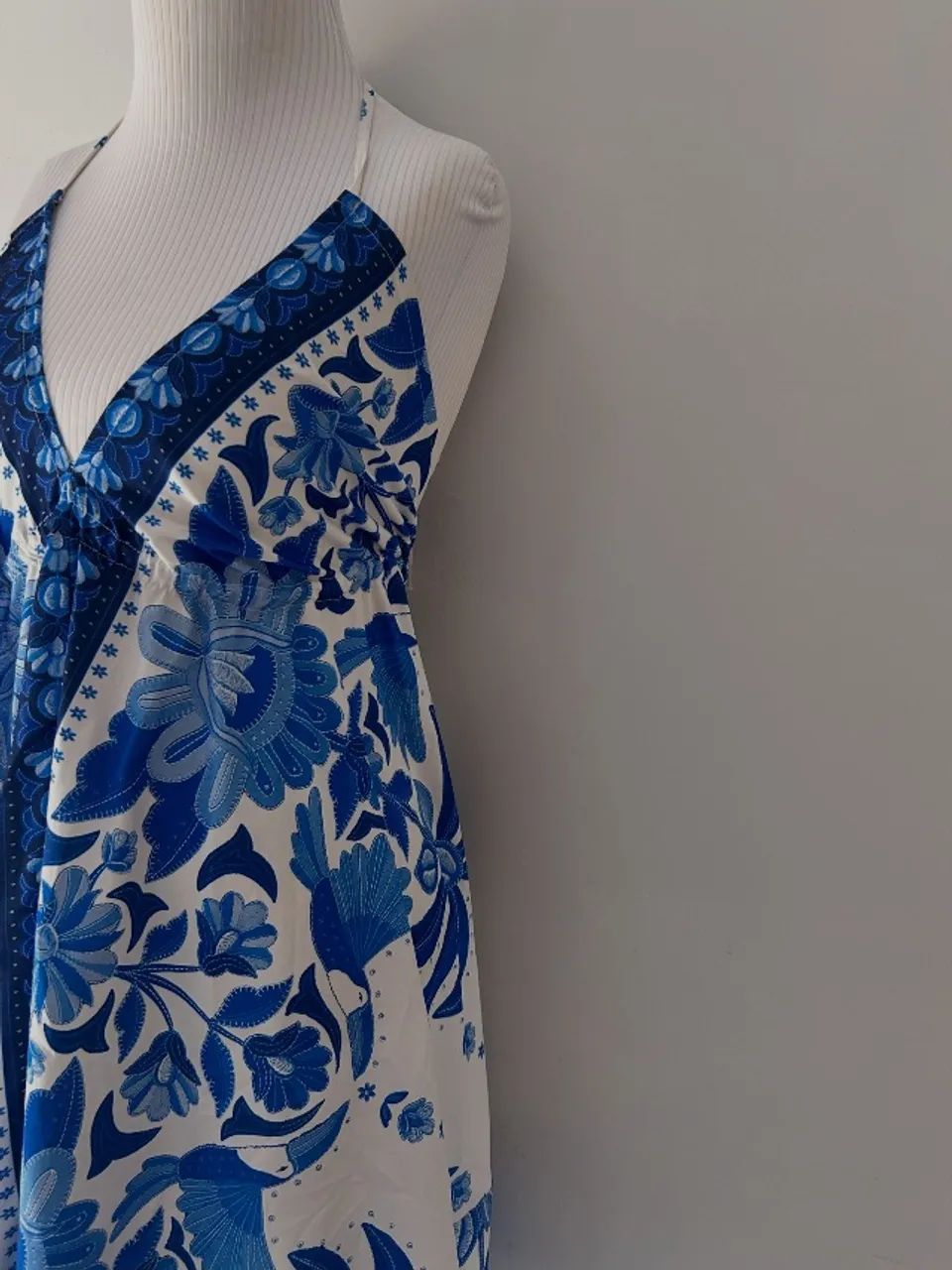 Vestido azul arara tamanho único  - Foto 3