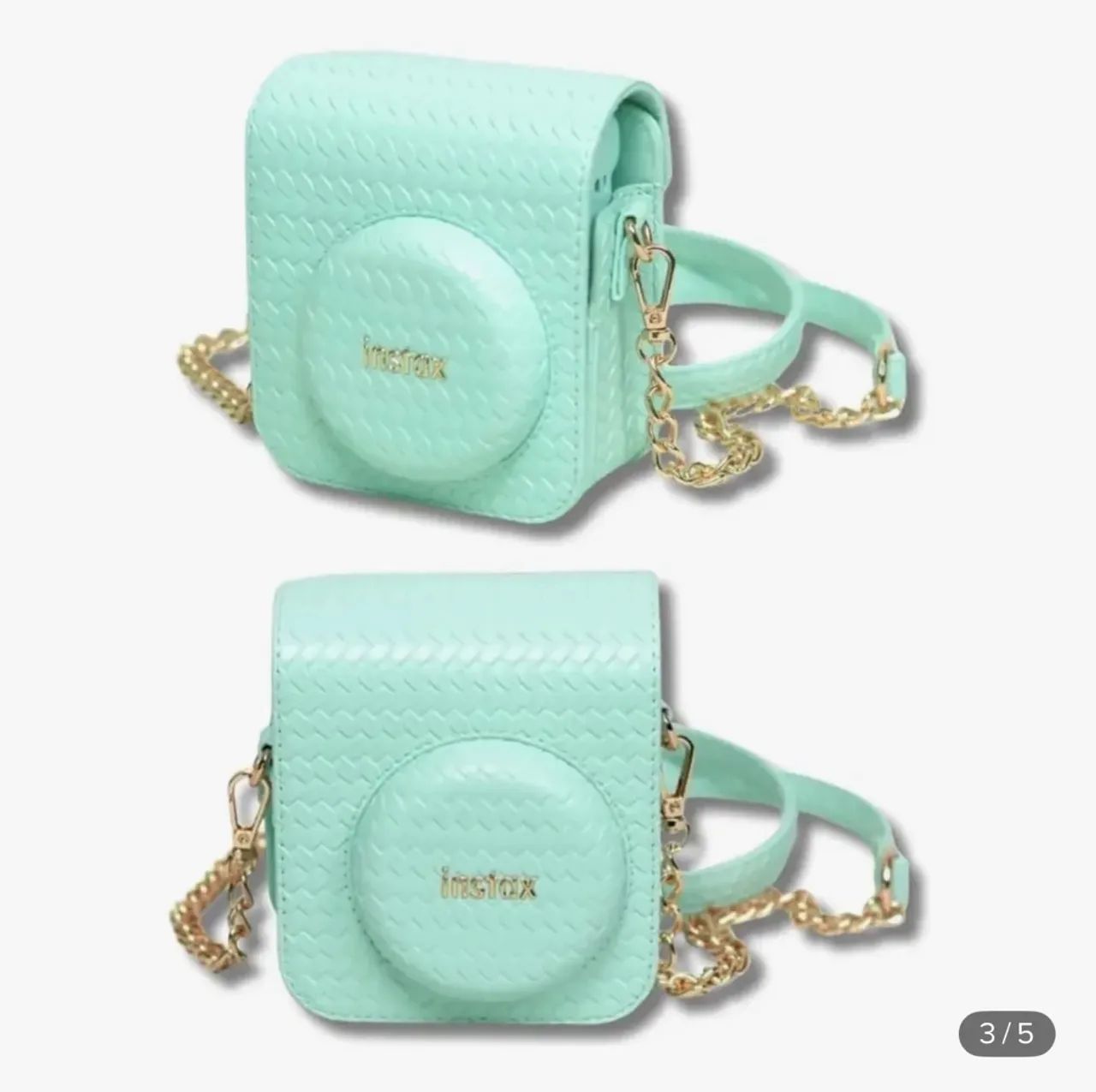 Câmera Instantânea Instax Mini 12 com 10 Filmes e Bolsa Verde - Foto 2