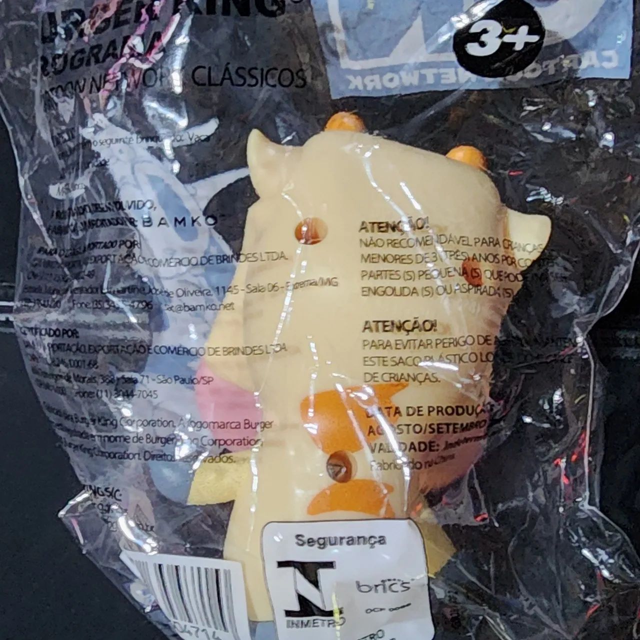 Boneco Cartoon Network Pollito Vaca e o Frango - Burger King - Foto 3