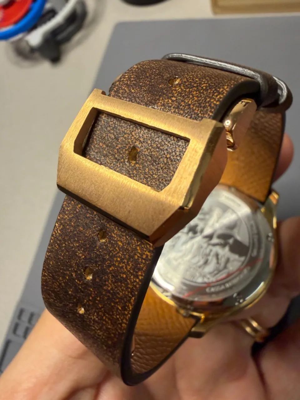 Relógio Venezianico Redentore Bronzo 40mm - Foto 3