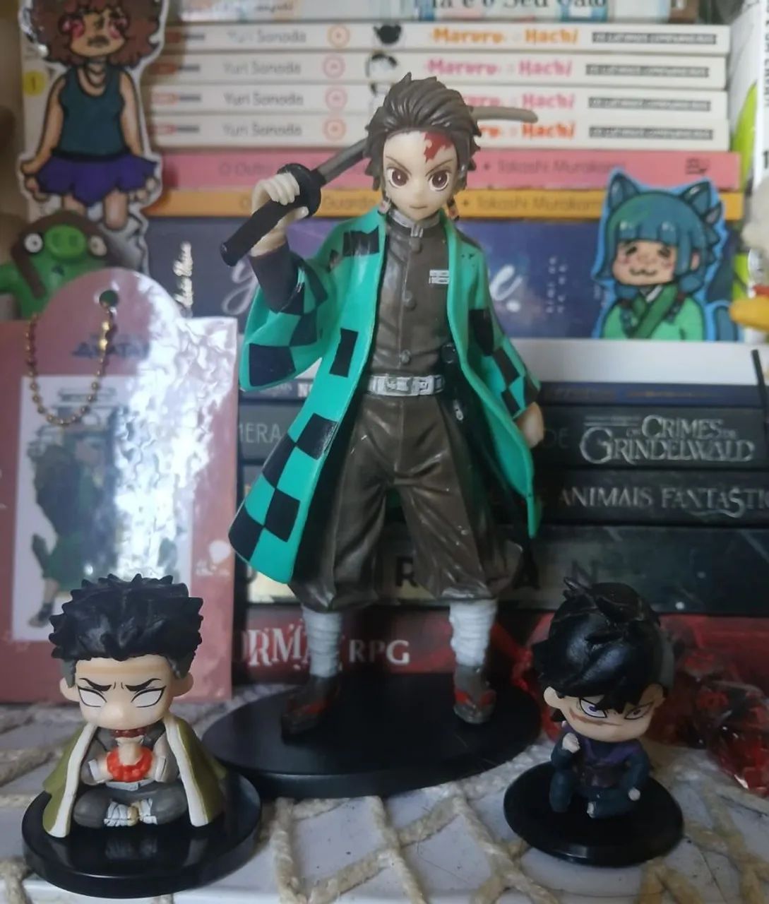 3 Actions Figures - Demon Slayer