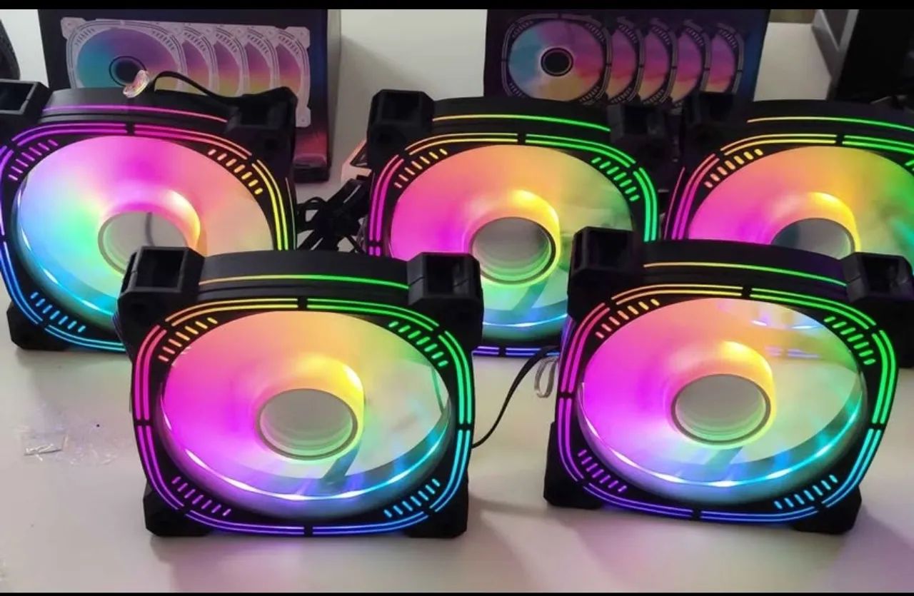 Kit fan 5 unidades+ controladora 