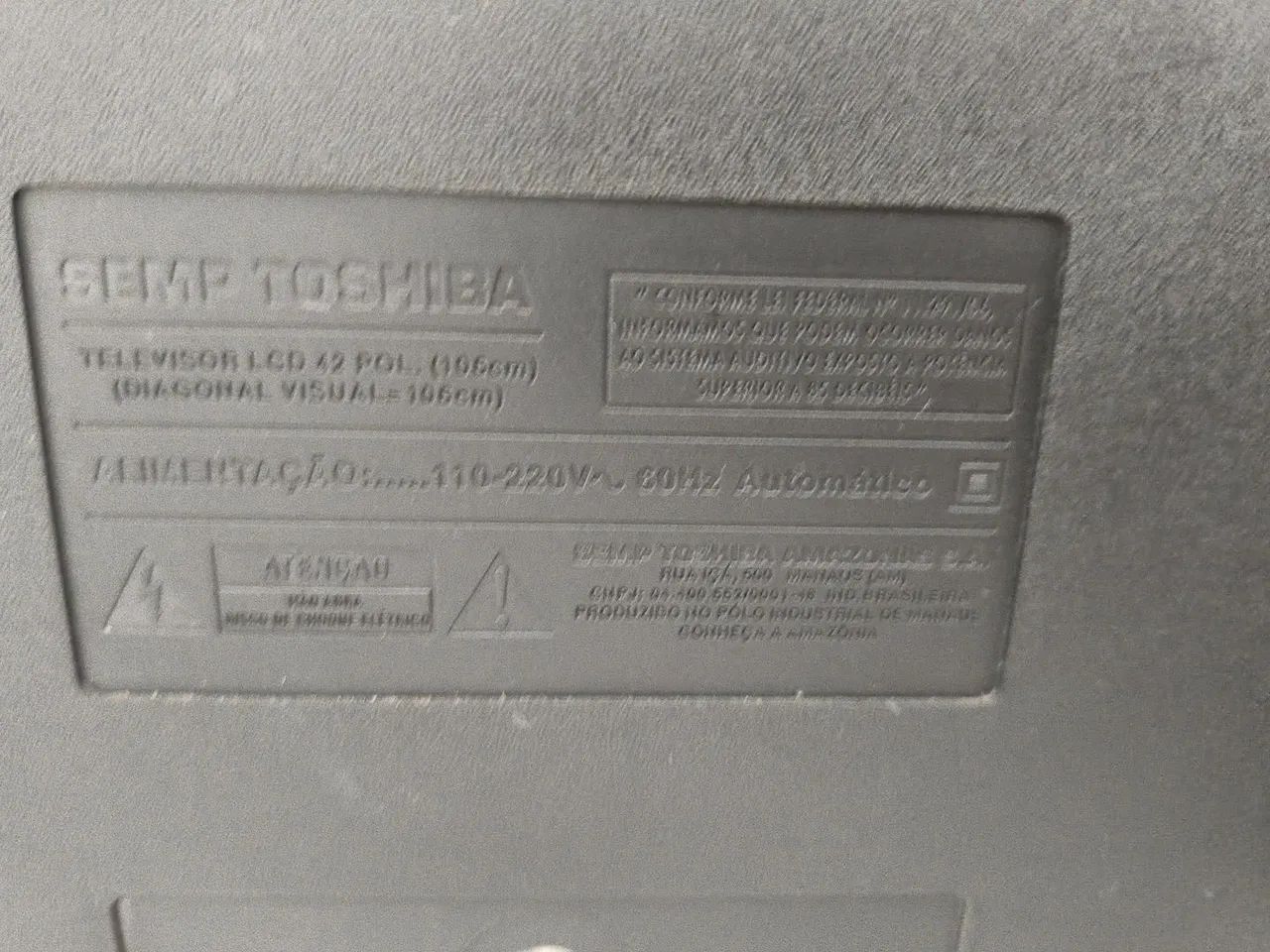 Vendo TV Semp 42 polegadas funcionando perfeitamente  - Foto 4