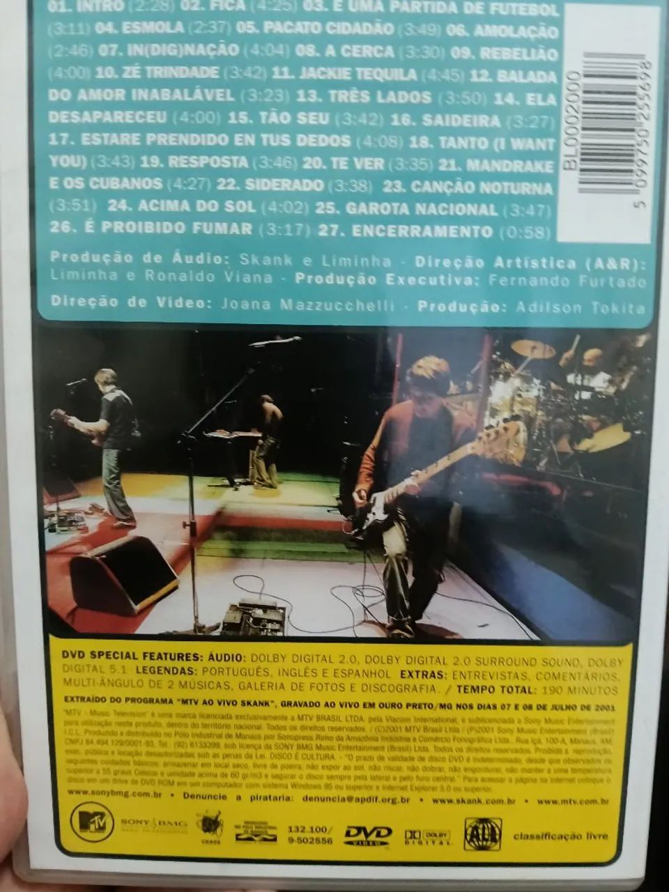 DVD Skank - MTV Ao Vivo em Ouro Preto - DVD, Blu-Ray e Vídeo