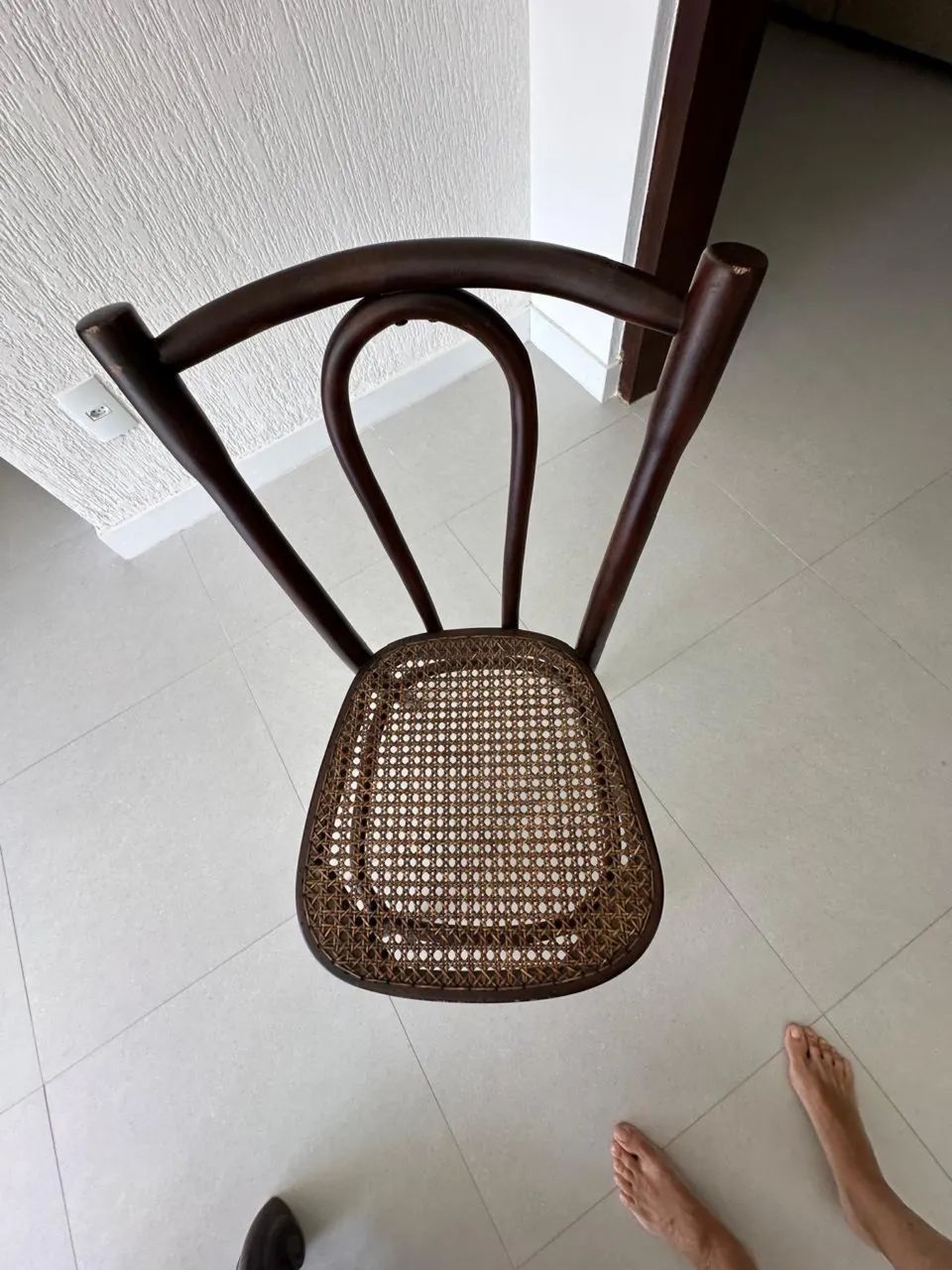 4 CADEIRAS DE PALHA ANTIGA - Foto 5