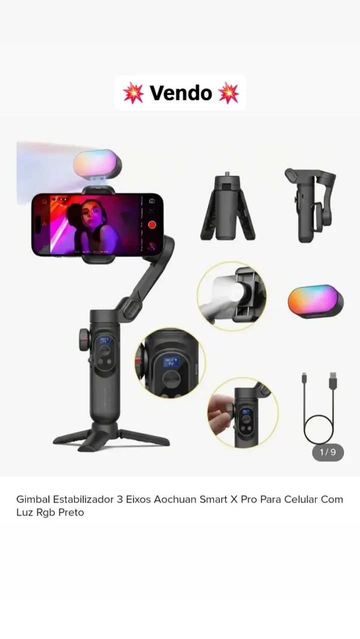 Gimbal Estabilizador para celular - Foto 2