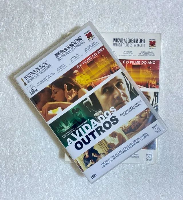 DVD Duplo: A Vida dos Outros (produção alemã-2006) Com luva