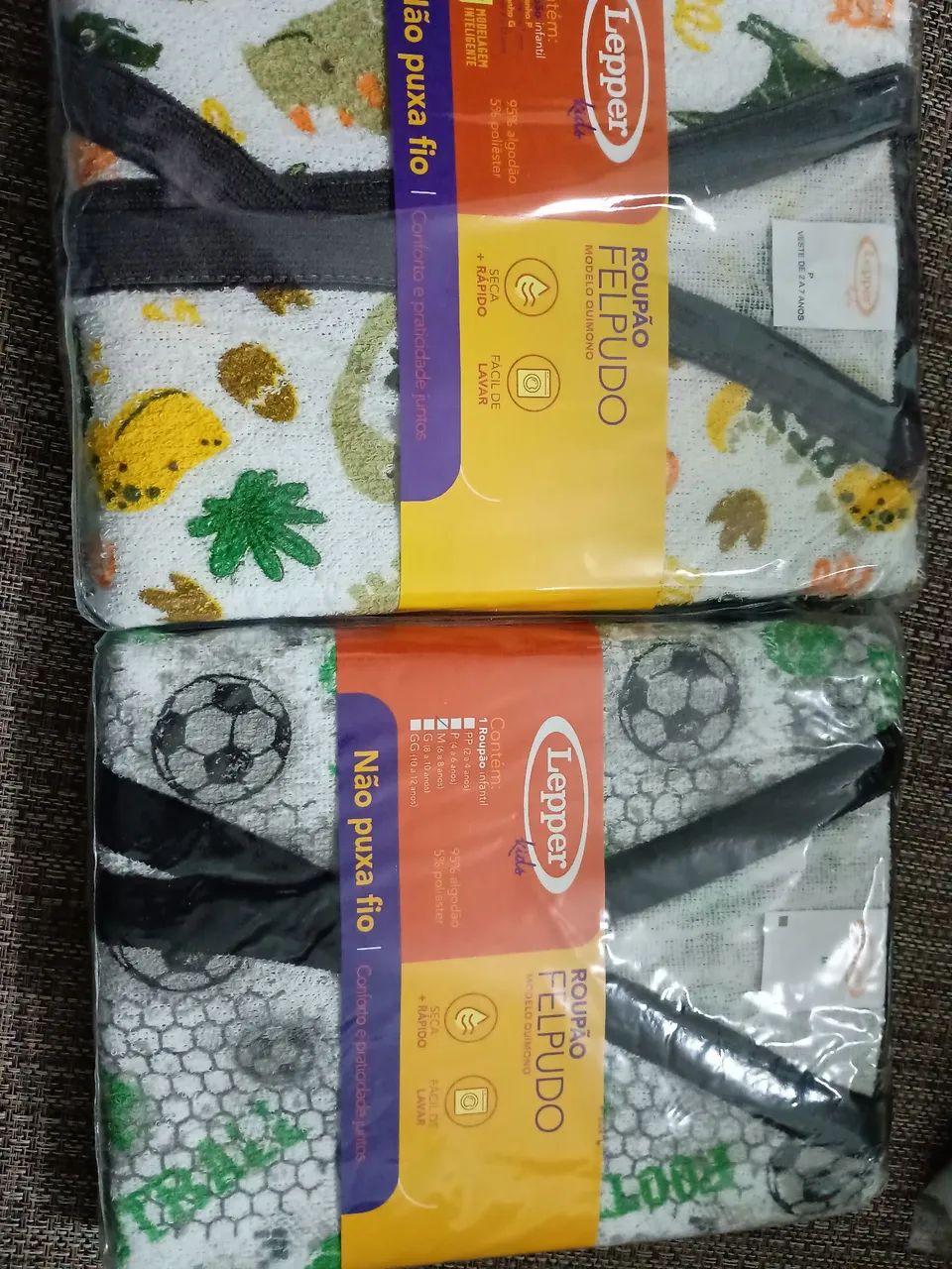Roupão infantil 