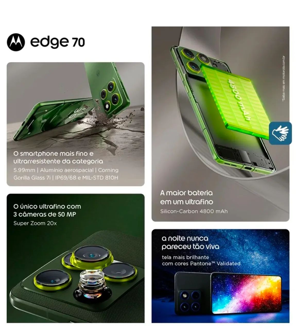 Smartphone Motorola EDGE 70 - Foto 3
