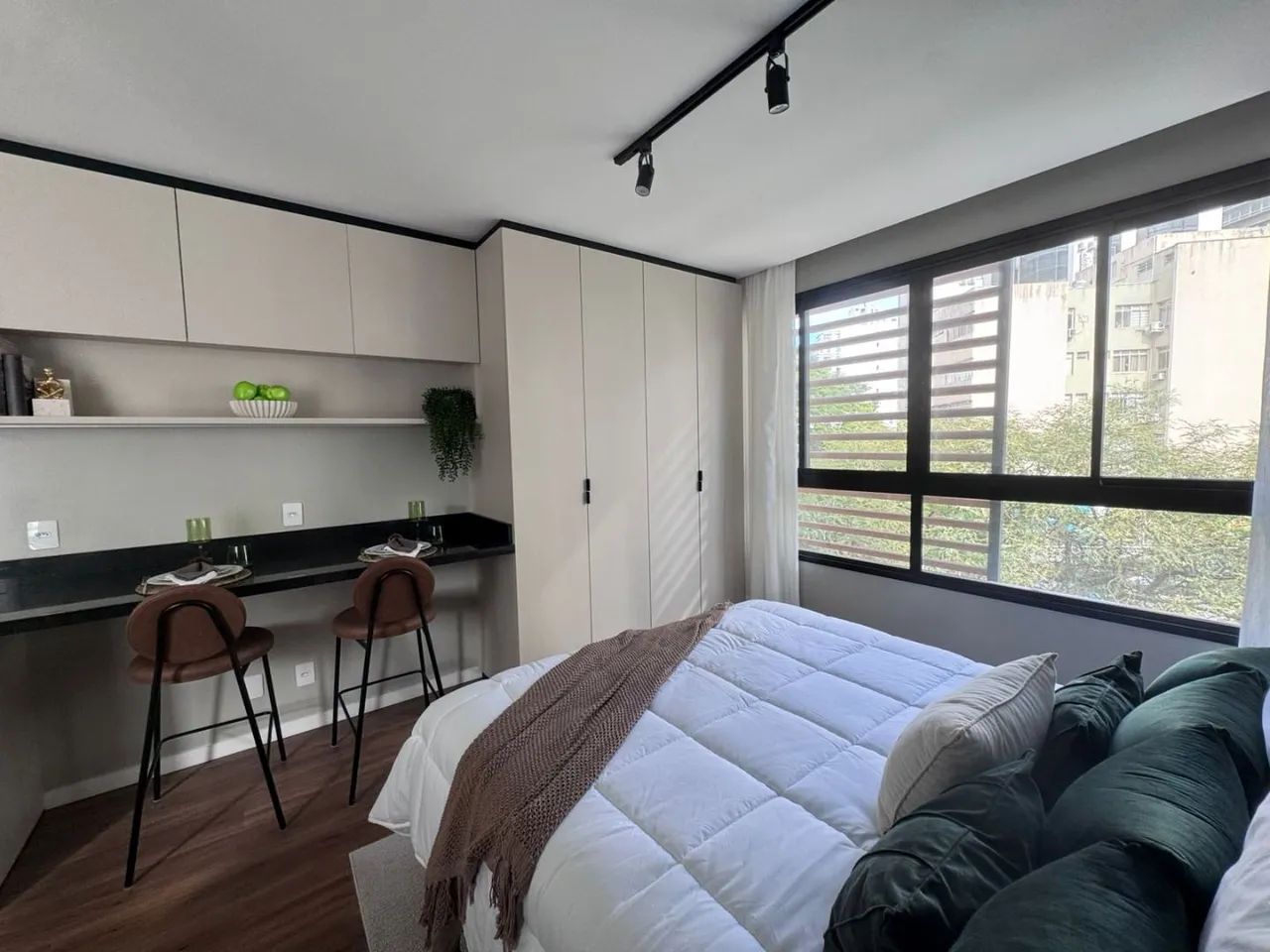 Apartamento Studio Mobiliado para Alugar no Downtown, Centro de Florianópolis. - Foto 5