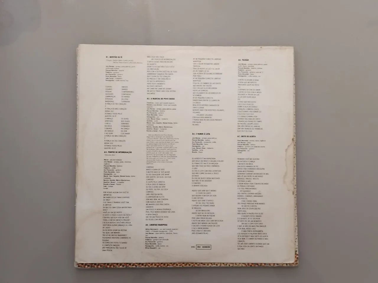 Disco de Vinil Gonzaginha - De Volta ao Começo  - Foto 5
