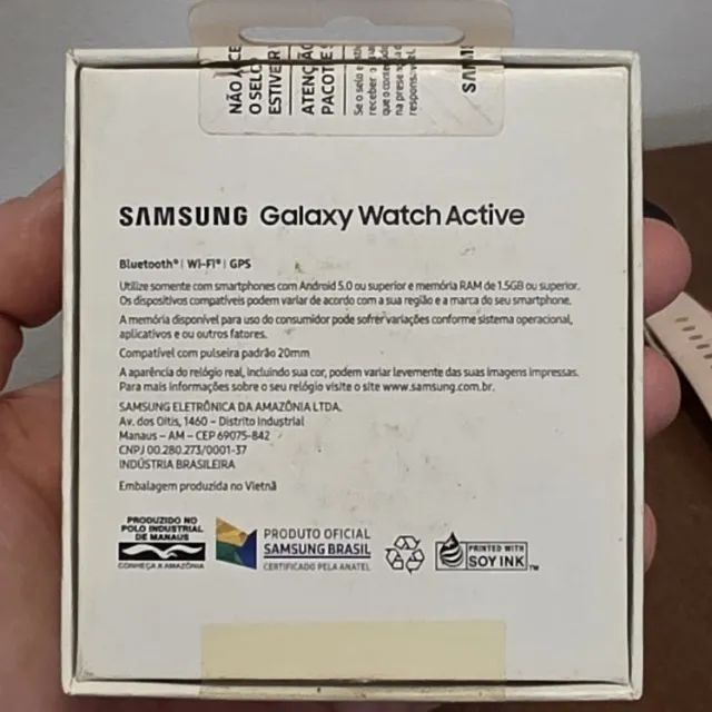 Smartwatch Samsung Galaxy Watch Active 40mm Rose Gold GPS com Caixa - Foto 4