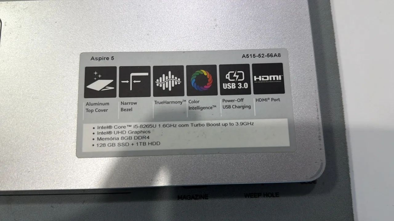 Notebook Acer Aspire 5 I5 8265U - Foto 2