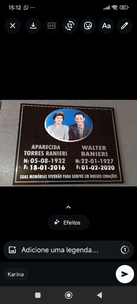 Placas Lápides Homenagem  - Foto 4