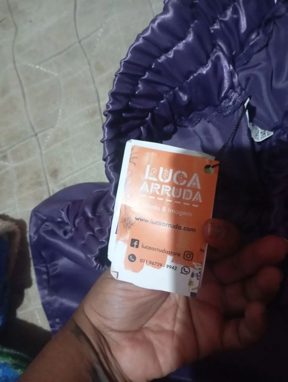 Jaqueta e calça da Luka Arruda 