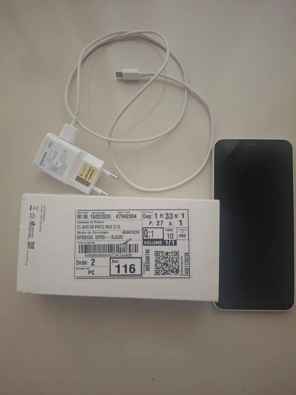 Galaxy A26 Branco 256gb/4gb - Foto 3