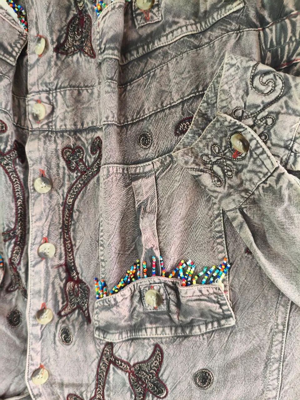 PARKA camisa bordada - Foto 5