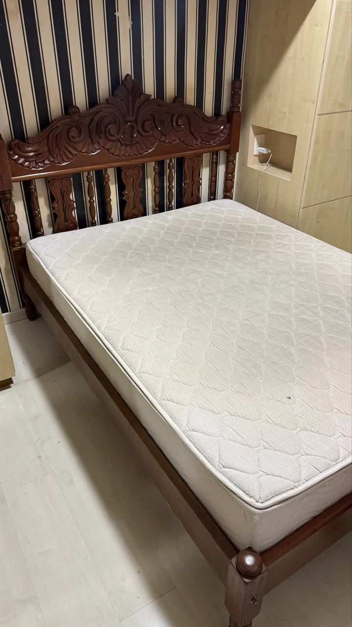 Cama Casal com colchão  - Foto 2