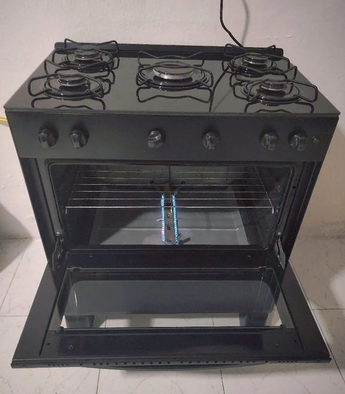 Fogão de 5 Bocas mesa de vidro elétrico  - Foto 5