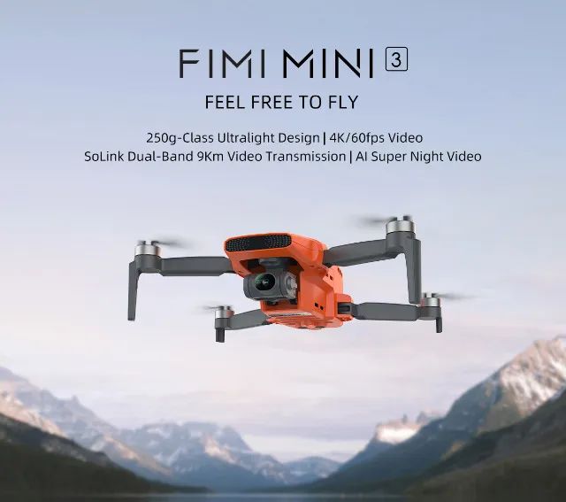 Drone Fimi Mini 3 com bateria extendida 4K Novo - Foto 4