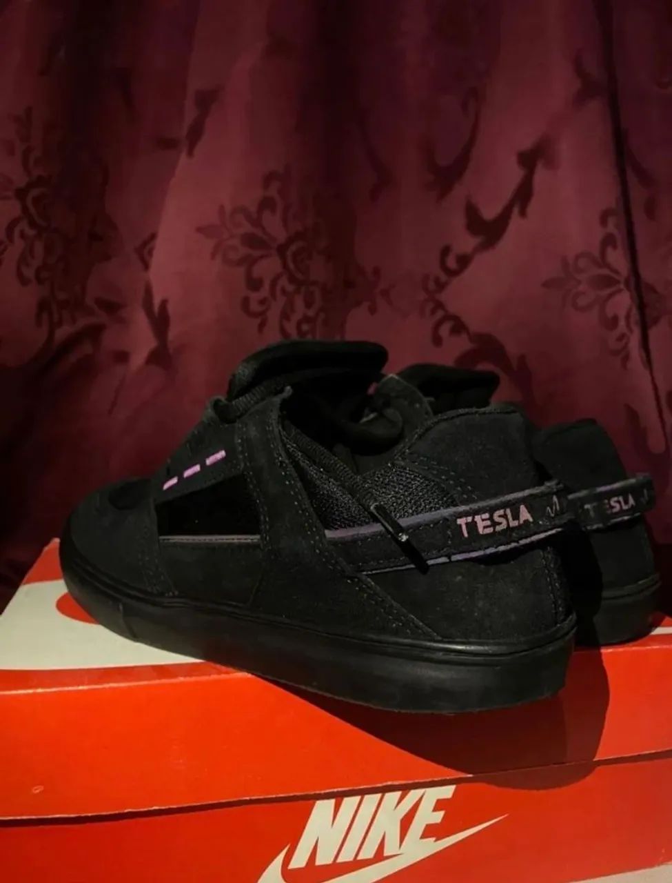 Tenis Tesla Original Coil Black/purple  - Foto 4