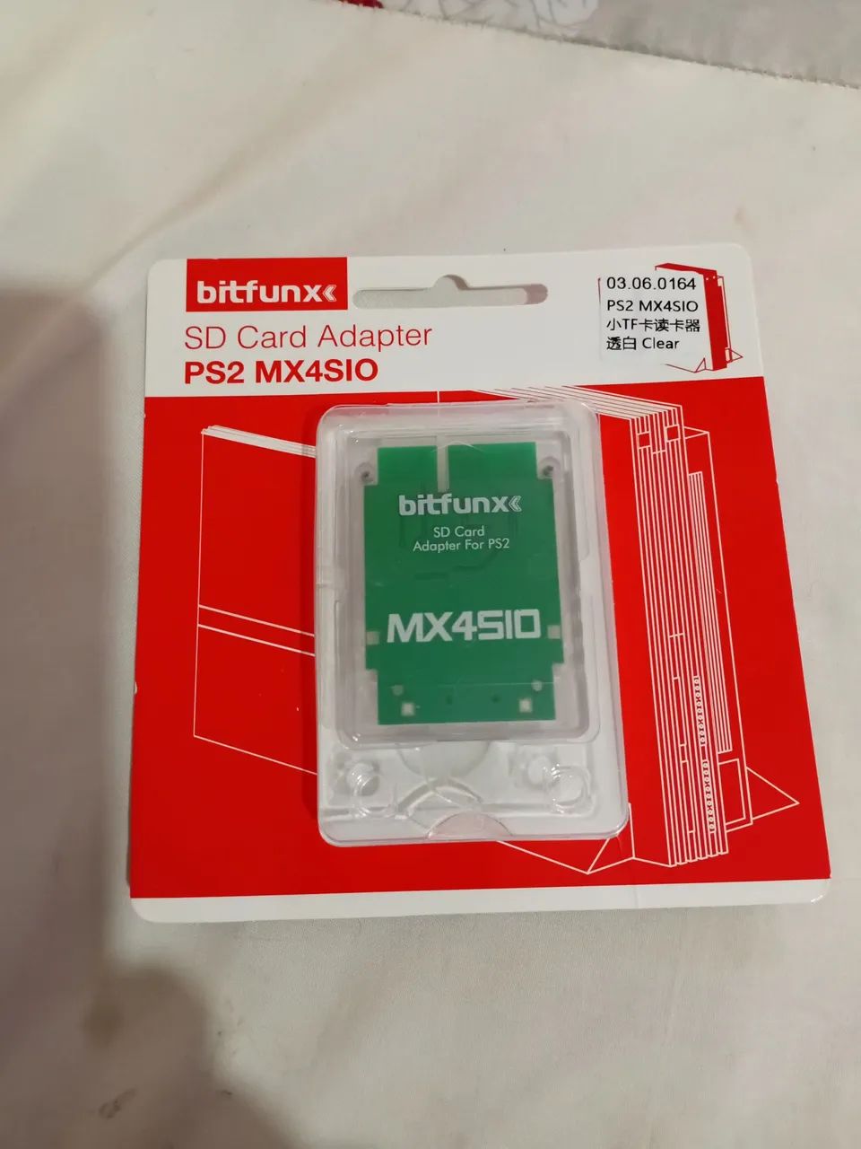 Mx4sio adapitador de cartao para ps2