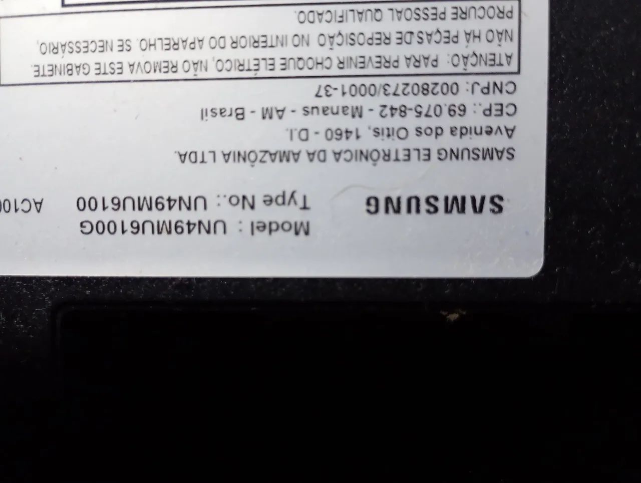 Tv  Samsung 49 polegadas 