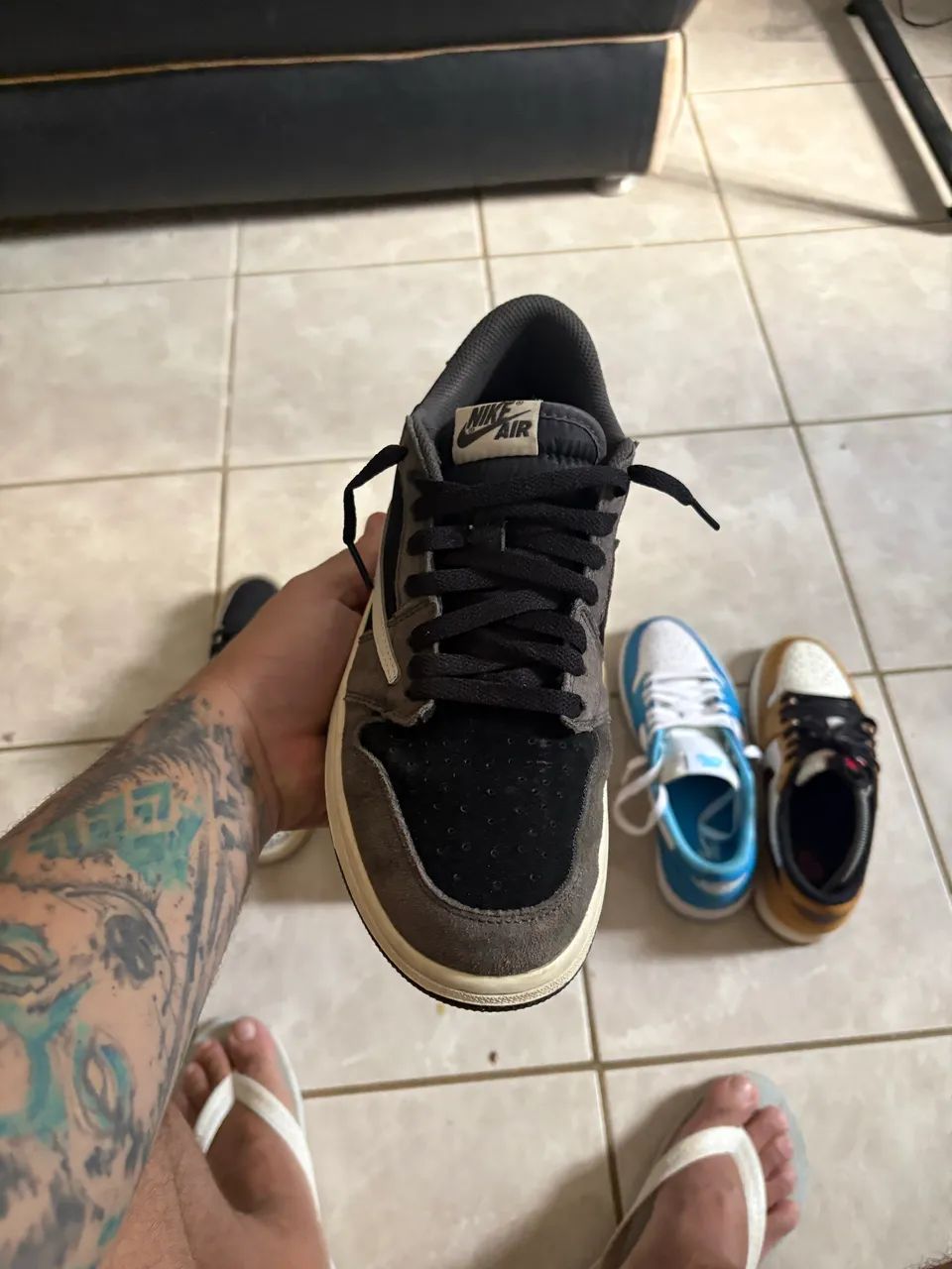 Jordan 1 low og travis custom - Foto 3