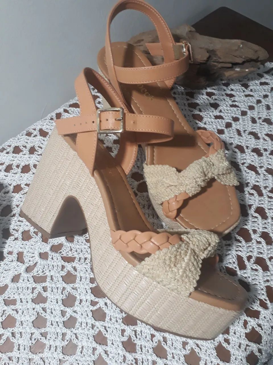 Sandália Bebecê - Marrom - Foto 5