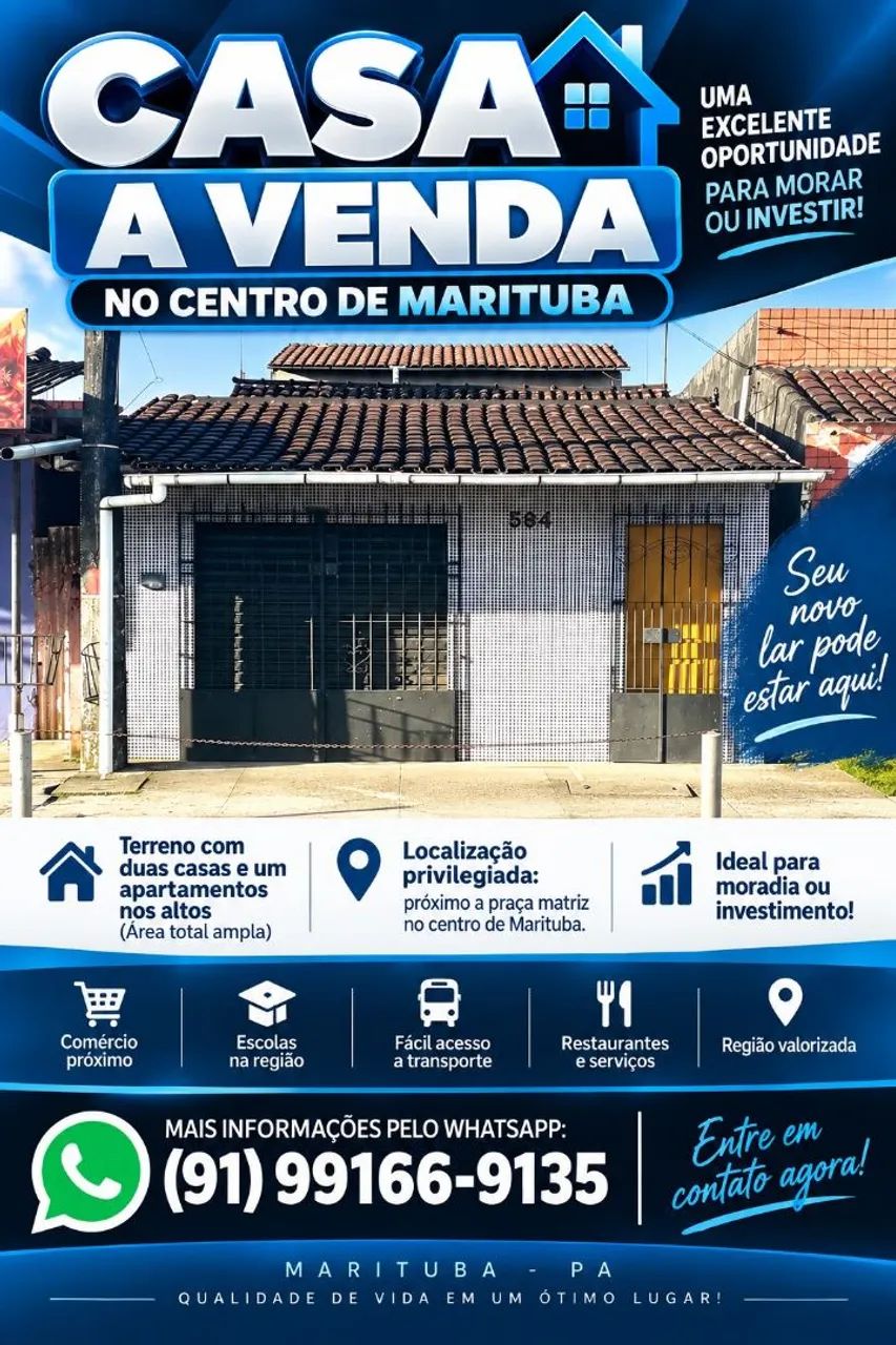Casa com excelente localização 
