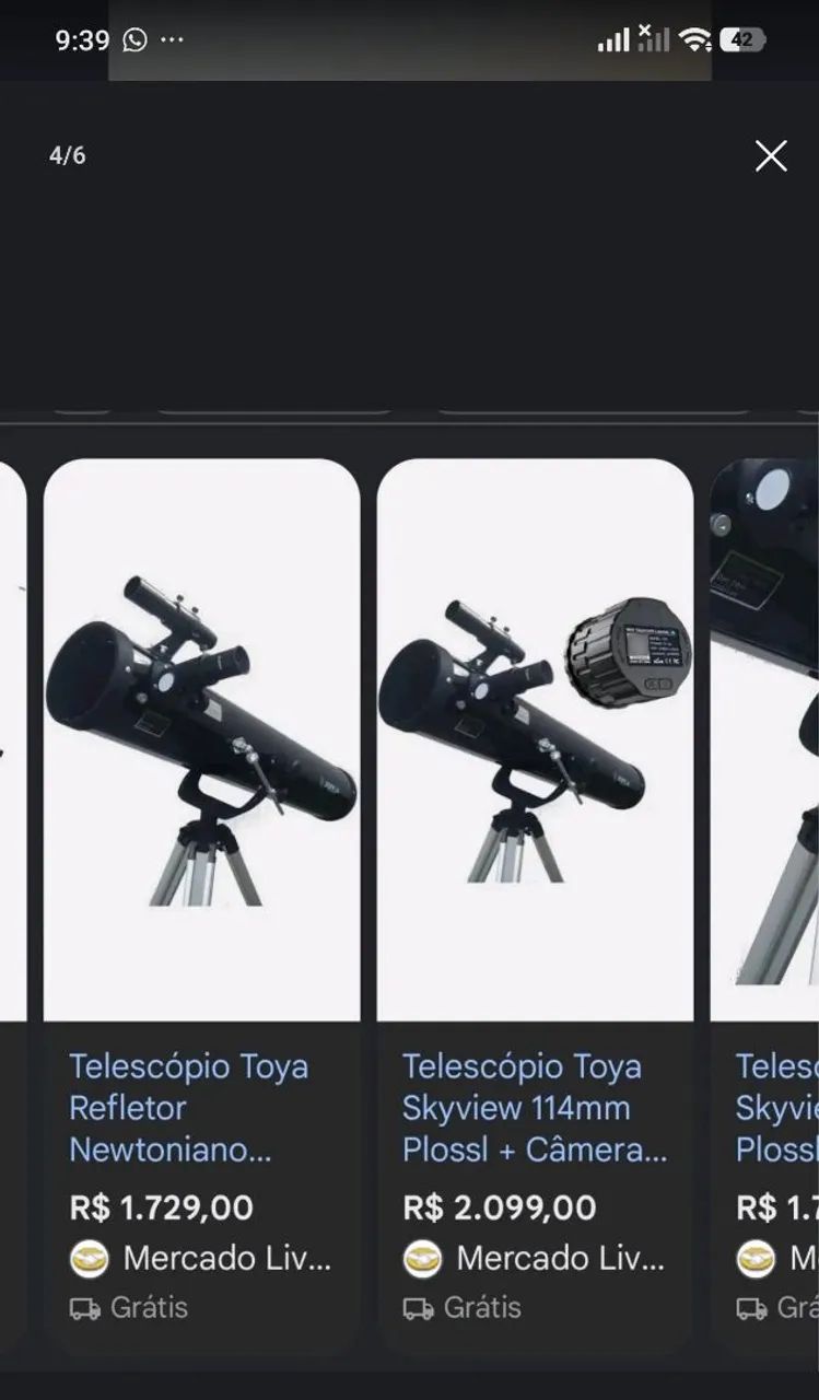 Telescópio Toya Skyview RF 114mm HRT 114AZ2P  - Foto 3
