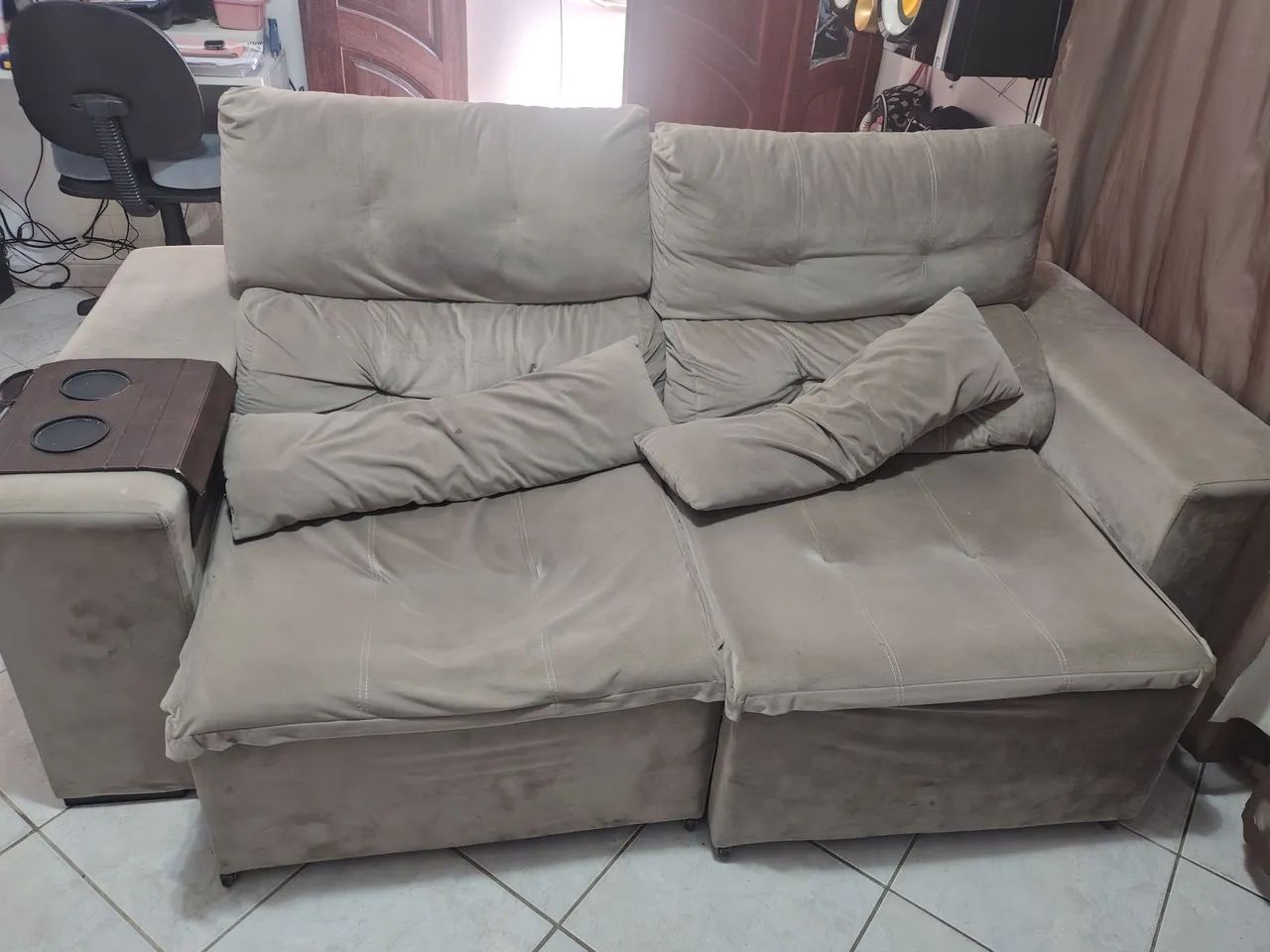 Sofá retrátil e reclinável  - Foto 3