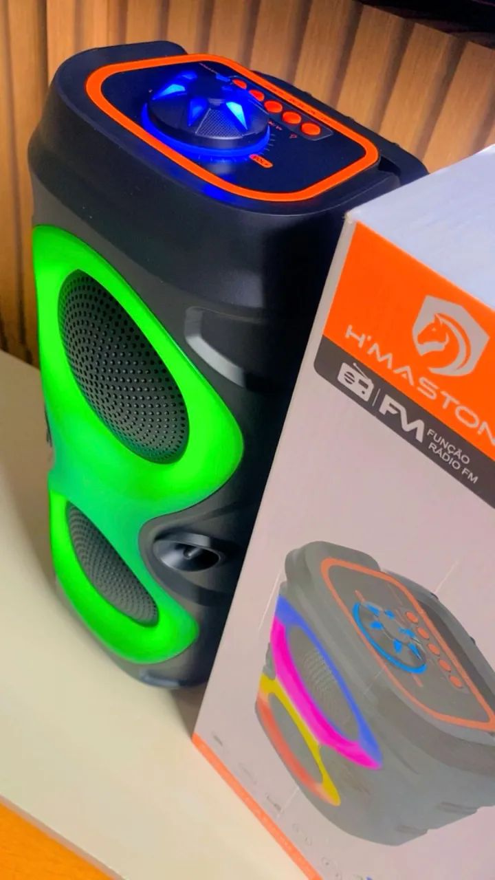 Novo - Caixa de som Bluetooth 20w  - Foto 2