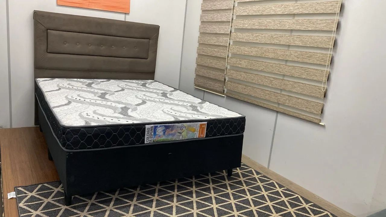 Cama box casal Status AG D65 - Novo - Foto 4